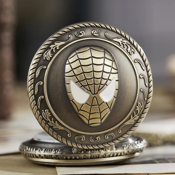 LAST 1🆕️Spiderman Antique bronze chain watch - Picture 2 of 5